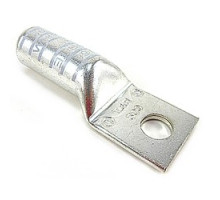 THOMAS & BETTS  54914BE10                 Copper One-Hole Lug, Long Barrel, Blind End, Max 35kV, Wire Size 300 kcmil, 5/8 in Bolt Size, Tin Plated, White 66