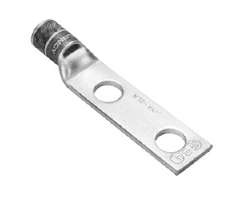 BURNDY  YA25L2TC14  50231G                 2 HOLE COMPR LUG STD BRL  1/0 AWG 1/4 BOLT 5/8 CNTR INSP HOLE PINK