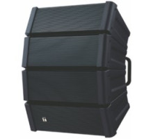 TOA ELECTRONICS INC  HX-5B-WP                 Variable Dispersion Array Speaker, Weatherproof, Compact, 2-Way, 95 to 20000 Hertz, 8 Ohm, 99 dB, 408 MM Width x 342 MM Depth x 546 MM Height, Polypropylene Black Enclosure