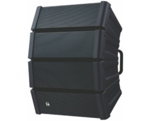 TOA ELECTRONICS INC  HX-5B-WP                 Variable Dispersion Array Speaker, Weatherproof, Compact, 2-Way, 95 to 20000 Hertz, 8 Ohm, 99 dB, 408 MM Width x 342 MM Depth x 546 MM Height, Polypropylene Black Enclosure