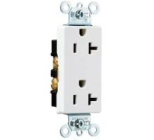 PASS & SEYMOUR 26342W         20A 125V DUP REC - DECOR CS