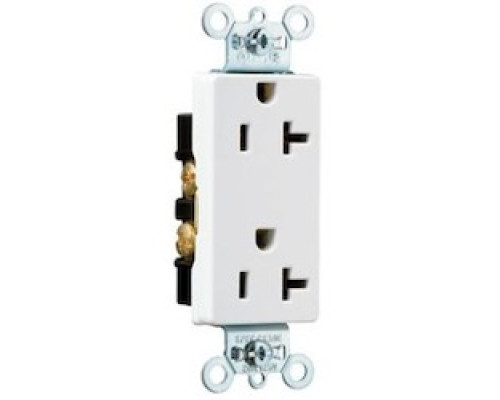 PASS & SEYMOUR 26342W         20A 125V DUP REC - DECOR CS