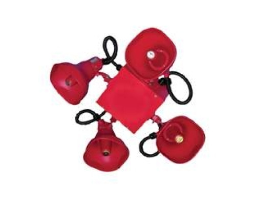 BOSCH SECURITY SYSTEMS  STH-4R                 Cluster Loudspeaker, 4-horn, 1-15W, Red