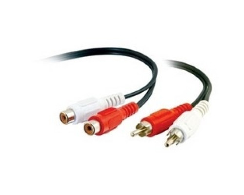 C2G  CG40464  CG40464                 Analog Audio Cable, Dual Channel, RCA Male to RCA Male, 6’ Length, Black
