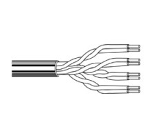 BELDEN  1701LC 0091000   Multi-Conductor - Enhanced Category 5e Bonded-Pair Cable 4-Pair U/UTP LC Reel White