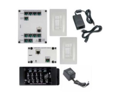 ON-Q/LEGRAND  AU7152LA  AU7152-LA                 Digital Audio Kit, 1-Source, Light Almond, With Digital Audio Amplified Keypad/Distribution Module/Input Module/Power Distribution Module/Power Supply/Radiant Wallplate