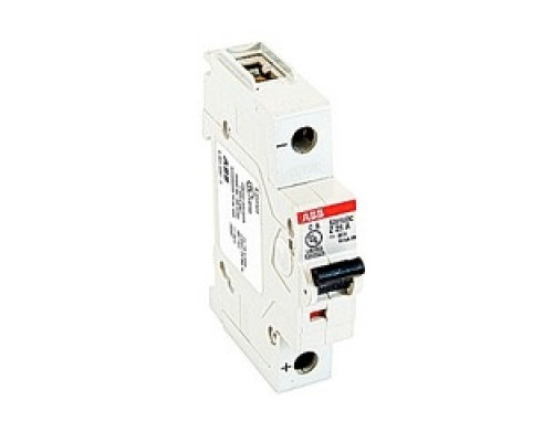 ABB  S201UDC-Z25   Mini circuit breaker S200UDC UL489, 1 pole DC Z trip, 25 amp