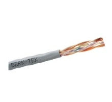 BERK-TEK  10032510   HyperPlus 5e, Category 5e, Riser UTP Cable, Gray, Box