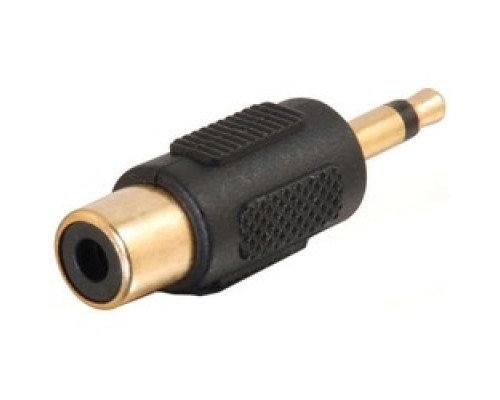C2G  03195  CG03195                 Audio Adapter, RCA Mono Female to 3.5 MM Mono Male Connector, Black