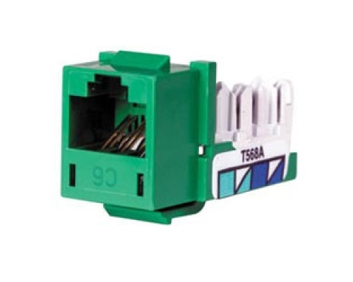 HUBBELL PREMISE WIRING  HXJ6Y   Jack, Hxj, Cat6, 8Pos, Uni A/B, Yellow