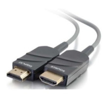 C2G  CG41370  CG41370                 HDMI Active Optical Cable, High Speed, Plenum, Male to Male, 4K at 30 Hertz Resolution, 6 Volt, 0.8 Watt, CMP Rated, 33’ Length, Gray