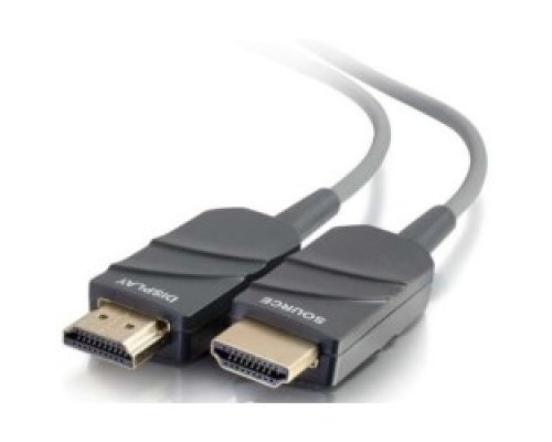 C2G  CG41370  CG41370                 HDMI Active Optical Cable, High Speed, Plenum, Male to Male, 4K at 30 Hertz Resolution, 6 Volt, 0.8 Watt, CMP Rated, 33’ Length, Gray