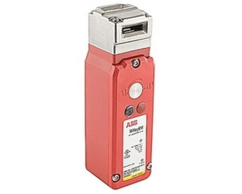 ABB  2TLA050009R1012   Solenoid locking interlock safety switch featuring power to lock guard holding up to 1800N