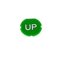 ABB  1SFA616906R1043   Green UP text cap insert for flush pushbuttons