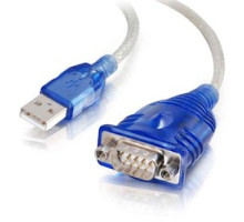 C2G  CG26886  CG26886                 C2G 1.5ft USB to Serial Cable - USB to DB9 Serial RS232 Cable - M/M