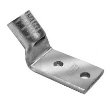 BURNDY  YA4CL45  518373                 Hylug Copper Tubing Compression Lug, 1 Hole With Inspection Window, 4 AWG Code & 40 Navy, 600 Volt - 35 Kilo-Volt, 1/4 Inch Stud, Electro-Tin Plated, Standard Barrel, 0.27 Inch Bolt Hole Size, Gra