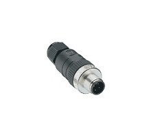 LUMBERG AUTOMATION  600005196  RSC 8/9   M12 Micro Field attachable connector, M12 male connector, 8-pole with threaded joint, assembling with screw terminals.