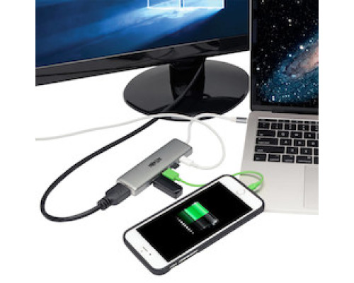 TRIPP LITE  U442-DOCK10-S                 USB-C DOCKING STATION, 4K @, 30 HZ, HDMI, THUNDERBOLT 3, PD CHARGING, MICRO