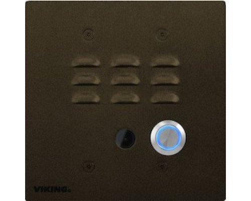 VIKING ELECTRONICS  X-35-BN                 IP Entry Phone with HD Video, Oil Rubbed Bronze, Flush Mounts in a Double Gang Box or Surface Mount with an Optional VE-Series Box