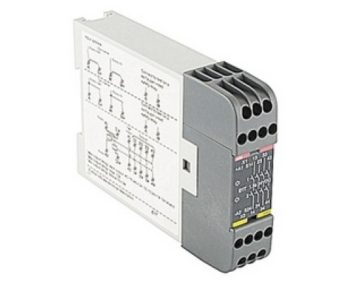 ABB 2TLA010030R3000  E1T series expansion relay with 4 safety outputs off-delayed by 1.5s. for expansion of safety relay, 24V DC supply, 22.5mm