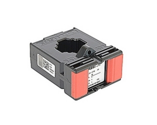 ABB  1SVR450116R1000   Plug-in current transformer with 50 amp rated primary current, 1 amp secondary current with a burden class of 1 VA / 1