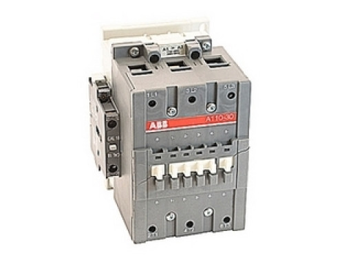 ABB  A110-30-11-34   3 pole, 160 amp, non-reversing across the line contactor with 208V AC coil and 1 NO and 1 NC auxiliary contacts