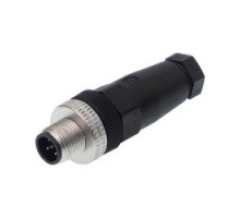 HIRSCHMANN  933163100   ELST 5012 PG7; Straight Cable Plug, unassembled, strain relief by means of clamping cage, 5 contacts, male, PG7, 4A 50V AC/DC, black housing