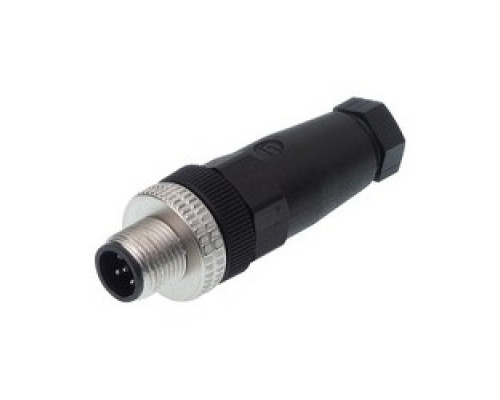 HIRSCHMANN  933163100   ELST 5012 PG7; Straight Cable Plug, unassembled, strain relief by means of clamping cage, 5 contacts, male, PG7, 4A 50V AC/DC, black housing