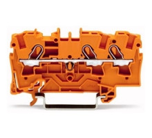 WAGO CORPORATION  2004-1302   3 COND THRU TERMINAL BLOCKS  20-10 AWG SUITABLE FOR EX II ORANGE