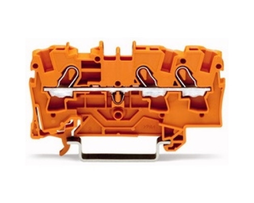 WAGO CORPORATION  2004-1302   3 COND THRU TERMINAL BLOCKS  20-10 AWG SUITABLE FOR EX II ORANGE