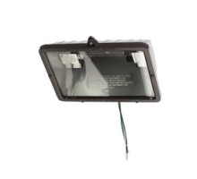 NSI INDUSTRIES  QF300-500B   Quartz Small Flood, 120V, 300/500 Watt Lamps, Bronze, Tempered Glass Lens