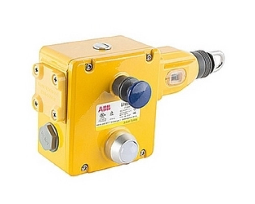 ABB  2TLA050206R1233   General duty die cast safety rope pull switch with 4 NC and 4 NO contacts, NPT connector and LED