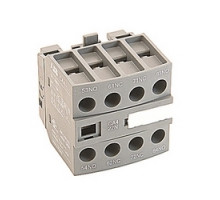 ABB  CA4-22N   2 NO and 2 NC front mounted instantaneous auxiliary contact block for 4-pole NF control relays