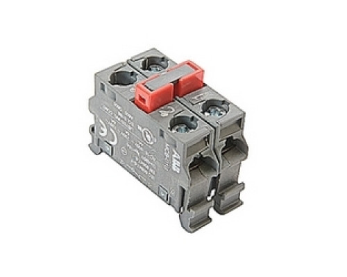 ABB  MCB-02B   Double contact block for base mounting with 2 NC contacts