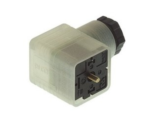 HIRSCHMANN 932336002  GDML 2011 LED 24 HH black; Function indicator Red LED with protective circuit diode , 2 contacts + PE, PG11, DIN EN 175 301-803-A, Type A, 8A, 24V DC