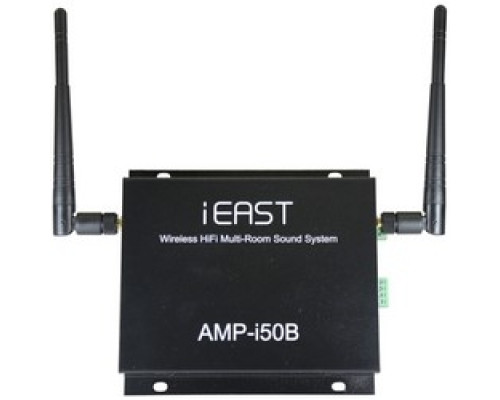 FACTOR ELECTRONICS  I50B                 Wi-Fi Streaming Stereo Amplifier, 24-Bit, 24 Volt, 3.3 Ampere, 192 Kilohertz, 300 Mbps, 3 dB Antenna Gain, 95 dB Signal to Noise Ratio, 5.75