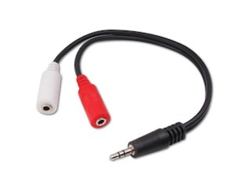VANCO  AC3ST                 3.5mm Stereo Plug to 2-3.5mm Stereo Jacks 