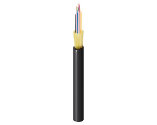 BELDEN  FD3D012R9   Indoor/Outdoor Fiber Cable, OM3, Riser, Commercial, 12-F FX INDOOR/OUTDOOR TB CBL, OM3 OFNR BLACK JACKET