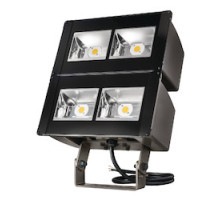 COOPER LIGHTING LLC  NFFLD-L-C100-T   NIGHT FALCON LARGE, 252W, 4000K, 120-277V, 6H X 6V, TRUNNION, CARBON