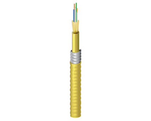 BELDEN  FISD006A9                 6-F FX INDOOR TB CABLE, OS2 OFCP INTERLOCK ARMOR, YELLOW JACKET
