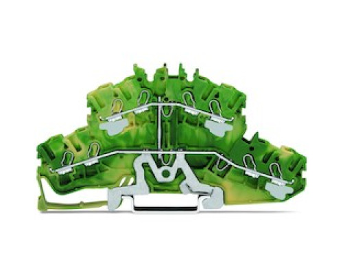 WAGO CORPORATION  2002-2407   4-COND DOUBLE DECK TERMINAL  BLOCK 8 COND EARTH TERMINAL  BLOCK GRN/YEL
