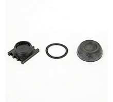 ABB  KP6-40B   Black extreme duty pushbutton with 30mm mounting size