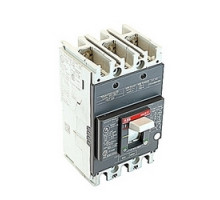 ABB  A1A060TW   3 pole, 60 amps rated at 240V AC and 250V DC, fixed trip point molded case circuit breaker, with a thermal magnetic trip device and 10kA at 240V AC and 5kA at 250V DC interrupt current rating
