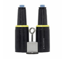 COOPER POWER SYSTEMS  LPF225H                 Eaton Cooper Power series loadbreak portable feedthru, Loadbreak, EPDM rubber external/insulation, copper internal current-carrying parts, Horizontal, SS bracket, 25 kV, BIL: 125 kV, 200 A, P