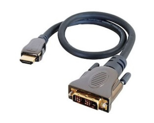 C2G  CG40291  CG40291                 Digital Video Cable, In-Wall, HDMI Male to DVI-D Single Link Male, 1080p Resolution, CL2 Rated, 7 Meter Length, Black