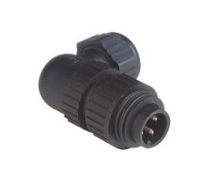 HIRSCHMANN  934128100   CA 3 W LS; Angled Cable Plug, integrated strain relief, 3 contacts + PE, black housing, 10A, 250 V DC