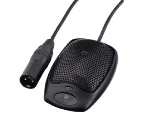 ELECTRO-VOICE  PC BOUNDARY                 Boundary Layer Microphone, Multi-Pattern, Low Profile, 12 to 52 Volt DC, 5 Milliampere, 50 to 20000 Hertz, 200 Ohm, 110.4 MM Length x 164.6 MM Width x 25.8 MM Depth