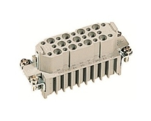 HARTING  09210253111  9210253111   Han D Female Insert: Han D 25 Position F Insert Crimp