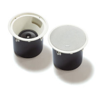 BOSCH COMMUNICATIONS LC2-PC60G6-8H         Ceiling loudspeaker 60 W, circular, metal grille, integrated metal back-cover, 8-inch coax two-way system driver with dual integrated waveguides, 3-way ceramic screw terminal block, s