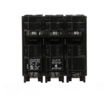SIEMENS  US2:Q380  Q380   Miniature Circuit Breaker, Common Trip, Thermal Magnetic, Low Voltage, Plug-In, 3 Pole, 240 Volt AC, 80A, 10 kA Interrupting Rating